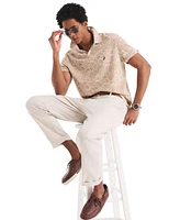 Nautica Men's Classic-Fit Leaf-Pattern Polo Shirt