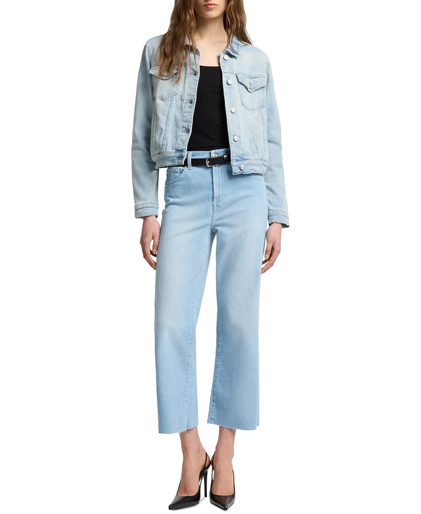 7 For All Mankind Women's Classic Denim Tucker Jacket