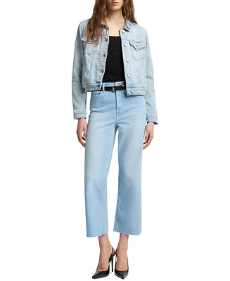 7 For All Mankind Women's Classic Denim Tucker Jacket