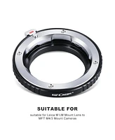 K&F Concept K&F Concept High Precision Lens Adapter Mount,Lm-M4/3