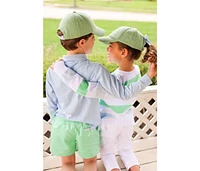 Bits & Bows Boys Golf Clubs Baseball Hat