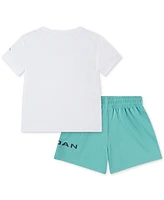 Jordan Baby Boys Baseline T-Shirt & Mesh Shorts, 2 Piece Set