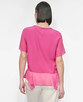 Dkny Women's Handkerchief-Hem Top