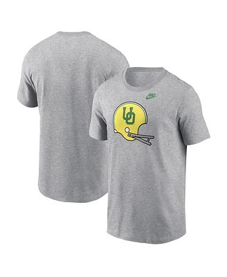 Nike Men's Heather Gray Oregon Ducks Legacy Helmet T-Shirt