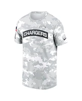 Nike Men's Arctic Camo Los Angeles Chargers 2024 Salute To Service Performance T-Shirt