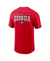 Nike Men's Red Georgia Bulldogs 2-Hit T-Shirt