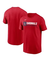 Nike Men's Red St. Louis Cardinals Team Block T-Shirt