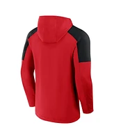 Fanatics Men's Red New York Bulls Card Transitional Pullover Hoodie
