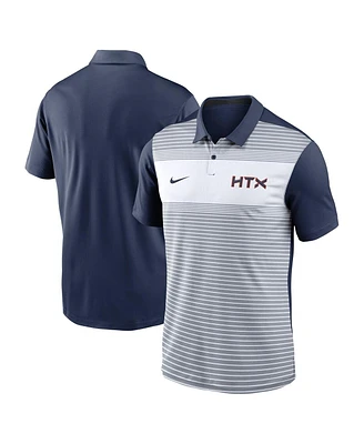Nike Men's White/Navy Houston Astros 2025 City Connect Fashion Legacy Icon Vapor Performance Polo Shirt