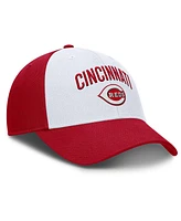 Nike Men's White/Red Cincinnati Reds Club Performance Adjustable Hat
