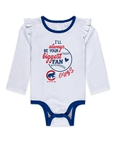 Wear By Erin Andrews Baby Boys and Girls 3-Piece Chicago Cubs Tutu Set