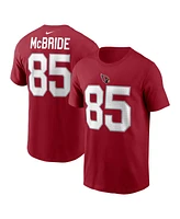 Nike Men's Trey McBride Cardinal Arizona Cardinals Name Number T-Shirt