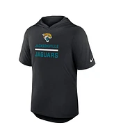 Nike Men's Black Jacksonville Jaguars Lockup Tri-Blend Hoodie T-Shirt