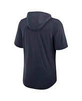 Nike Men's Navy Houston Texans Lockup Tri-Blend Hoodie T-Shirt