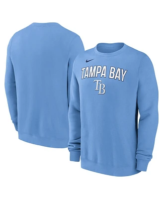 Nike Men's Light Blue Tampa Bay Rays Pullover Sweatshirt