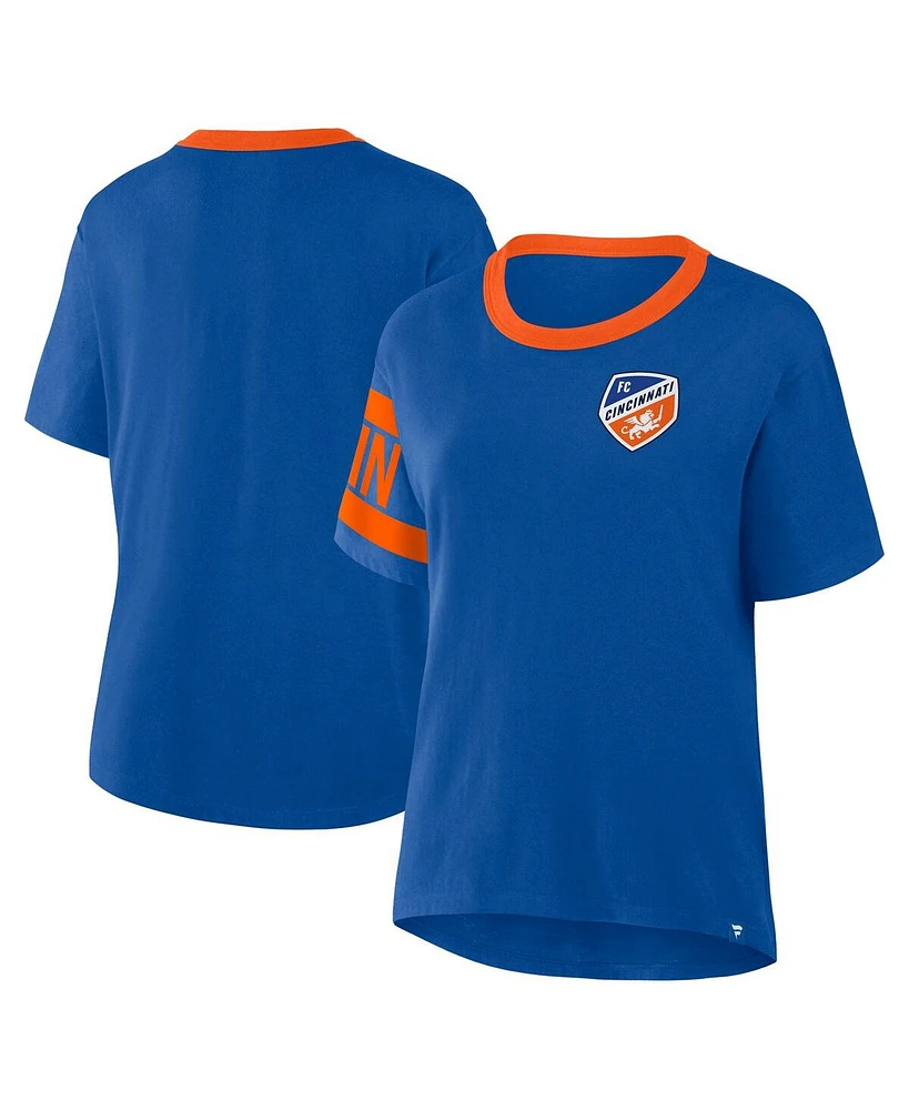 Fanatics Women's Blue Fc Cincinnati Defender Pairing Legacy T-Shirt