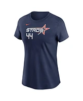 Nike Women's Yordan Alvarez Navy Houston Astros 2025 City Connect Fuse Name Number T-Shirt