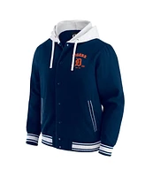 Fanatics Men's Navy Detroit Tigers Full-Snap Hooded Jacket