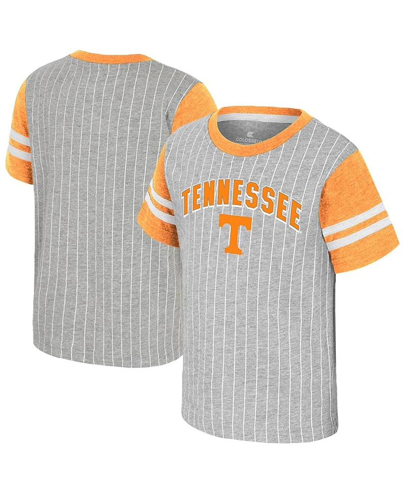Colosseum Toddler Heather Gray Tennessee Volunteers Airball T-Shirt
