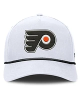 Fanatics Men's White Philadelphia Flyers Rope A-Frame Adjustable Hat