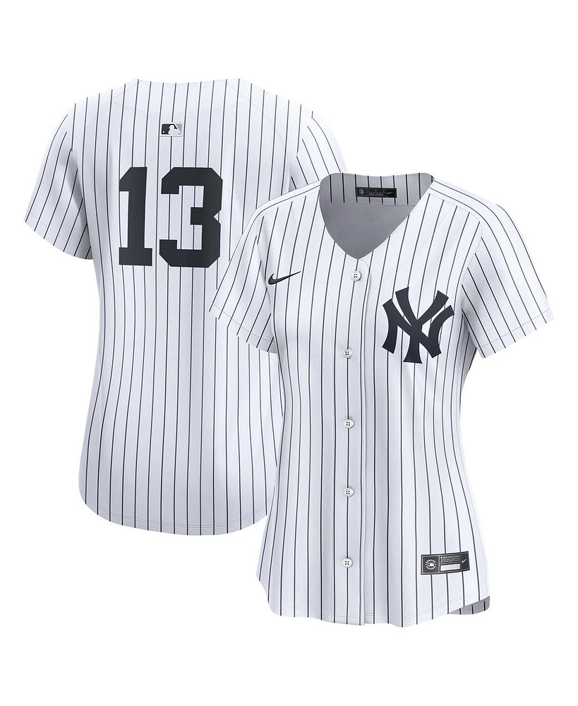 Nike Women's Jazz Chisholm Jr. White New York Yankees Home Limited Player Jersey