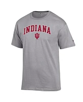Champion Men's Heather Gray Indiana Hoosiers Arch Over Logo T-Shirt