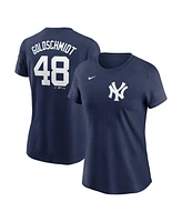 Nike Women's Paul Goldschmidt Navy New York Yankees Fuse Name Number T-Shirt