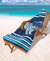 Izod Snorkel Time Cotton Beach Towel, 70" x 40"