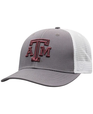 Top Of The World Men's Gray/White Texas A&M Aggies Victory Adjustable Hat