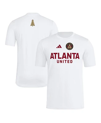 Adidas Men's White Atlanta United Fc 2025 Jersey Hook Aeroready T-Shirt