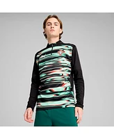 Puma Men's Black Portugal National Team 2025 Pre-Match Quarter-Zip Top