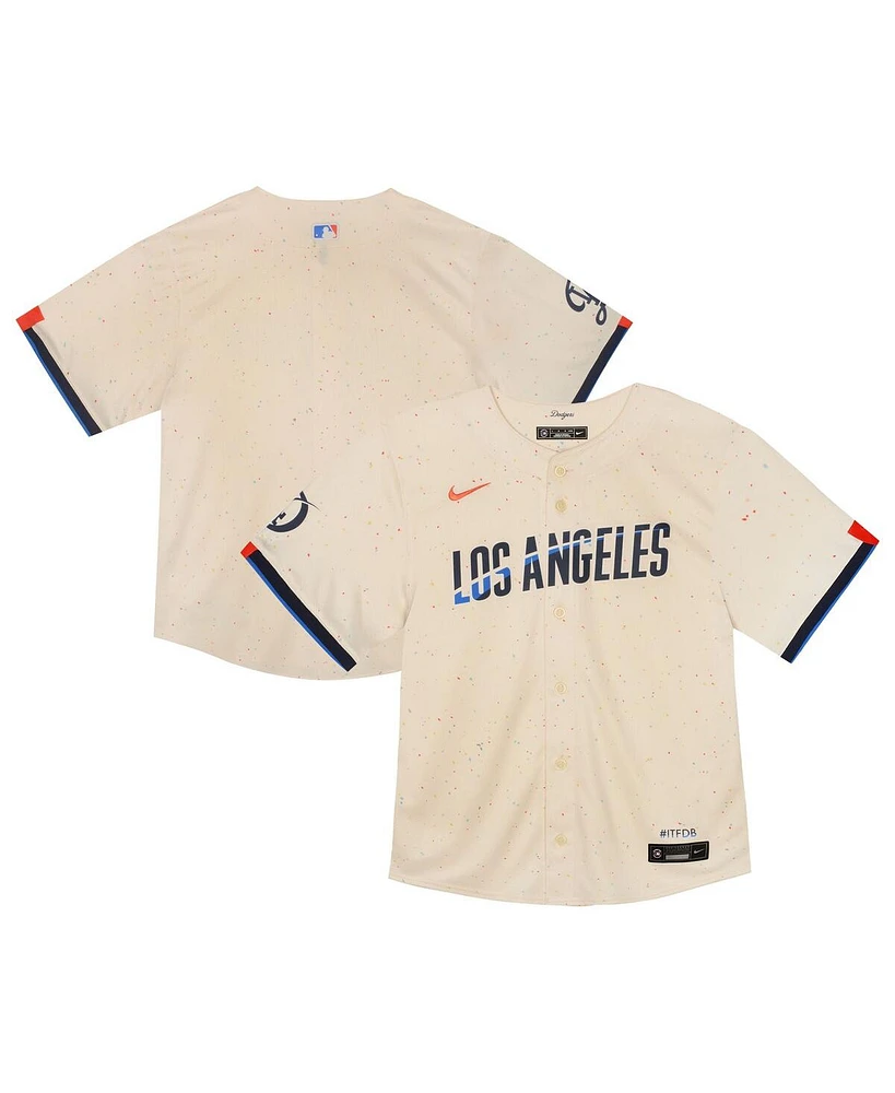 Nike Toddler Cream Los Angeles Dodgers City Connect Team Limited Jersey