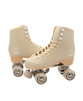 C7skates Forget Me Not Quad Roller Skates (Winter Wheat, Women's 5 / Youth 4)