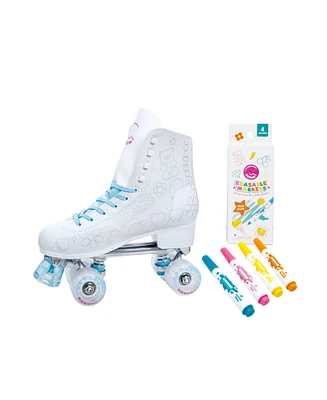 C7skates Color Me Quad Roller Skates (Women's 5 / Youth 4)