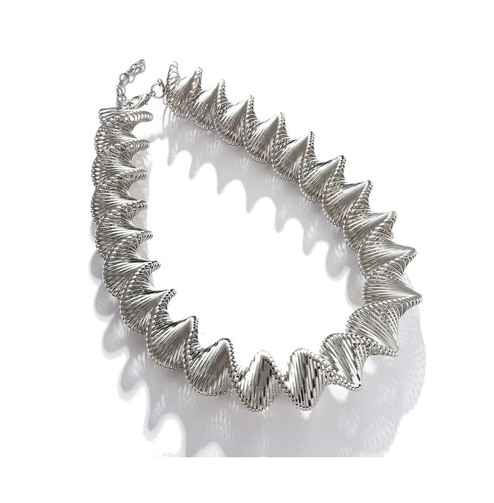 Sohi Women's Swirl Statement Necklace