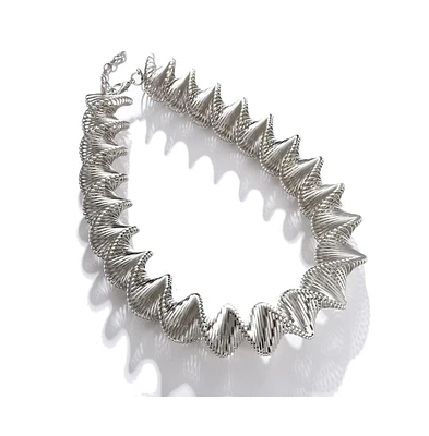 Sohi Women's Swirl Statement Necklace