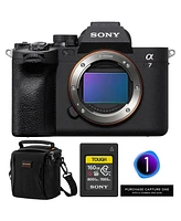 Sony Alpha a7 Iv Mirrorless Camera, Bundle with 160GB Memory Card, Capture One Pro Software and Shoulder Bag