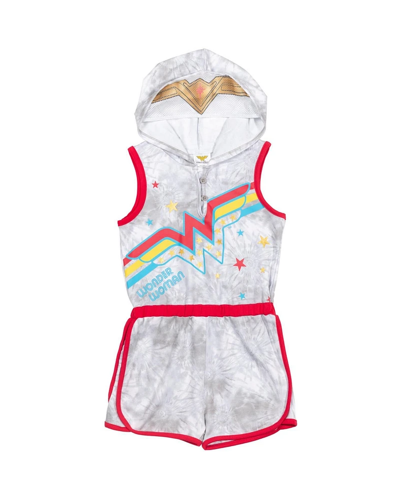 Wonder Woman Toddler Girls Sleeveless Romper