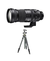 Sigma 150-600mm f/5-6.3 Dg Dn Os Sports Lens, Sony E, with Alta Pro 2+ 264AB 4-Section Aluminum Tripod