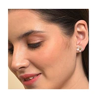 Sohi Women's Floral Drop Earrings Set
