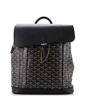 Pre-Owned Goyard Mm Alpin Backpack Coated Canvas