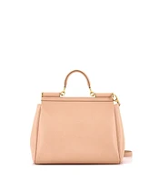 Pre-Owned Dolce & Gabbana Large Miss Sicily Shoulder Bag Leather
