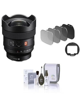 Sony Fe 14mm f/1.8 Gm Prime Lens, Bundle with Haida Rear Lens Nd Filter Kit, Cleaning Kit