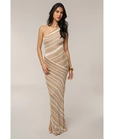 Jluxlabel Women's Sanibel Ruched Maxi Knit Dress