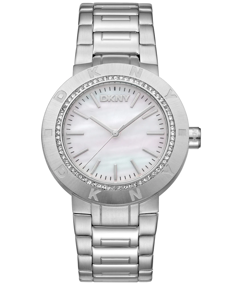 Dkny Women's Eastside Logo Stainless Steel Bracelet Watch