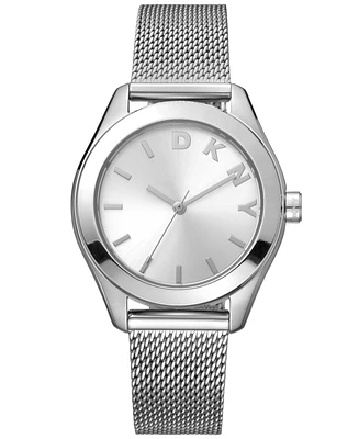 Dkny Women's Astoria Logo Stainless Steel Bracelet Watch, 34mm