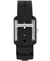 Dkny Women's City Black Silicone Strap Watch, 37mm