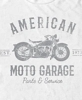 Generic Additude Men's American Moto Garage Short Sleeve T-Shirt
