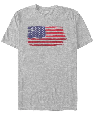 Generic Additude Men's Brush Stroke Flag Short Sleeve T-Shirt