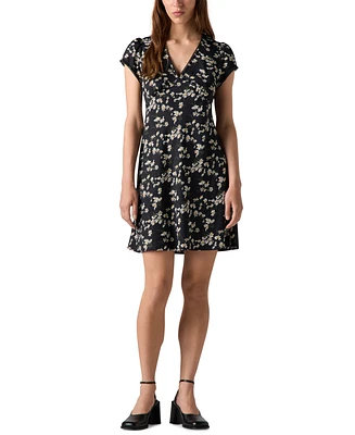 Levi's Women's Myla Printed Short-Sleeve Mini Dress
